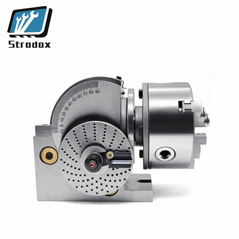 

BS-0/BS-1 Precision milling machine indexing head CNC milling machine universal dividing head Center height 100mm/128mm
