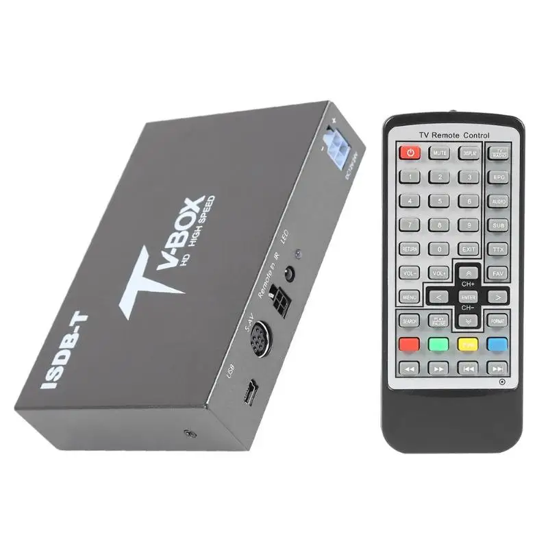T519B ISDB-T Автомобильный цифровой ТВ-приставка HDTV тюнер для Японии, Бразилии, Чили