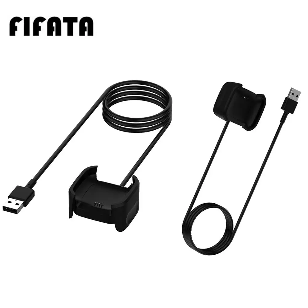

FIFATA 1 м Быстрая зарядка портативная зарядная док-станция для Fitbit Versa 2 Смарт-часы USB интерфейс Зарядная база умные аксессуары