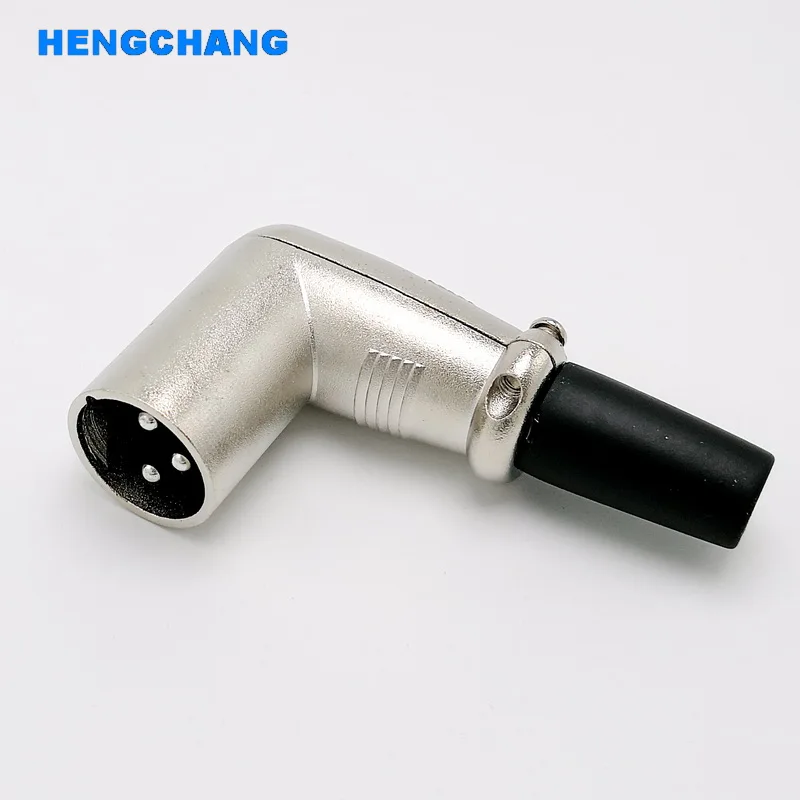 3pin правый угол XLR разъем мужской XLR микрофон разъем для 6 мм диаметр кабеля 6 шт