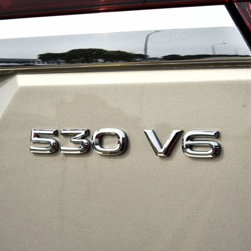 Только в Volkswagen Way Ang Emission standard Way Ang 330 380 TSI 530 V6 Автомобильный логотип слово знак бампер наклейки Tail Tag