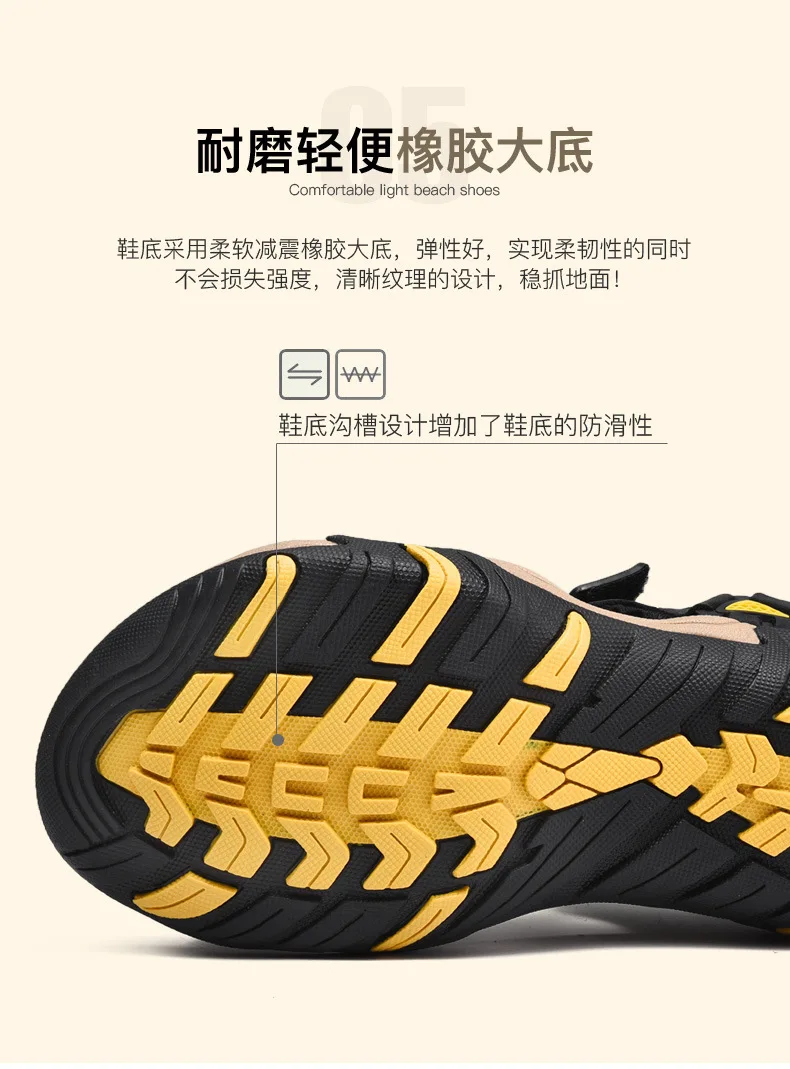 Summer New Style Genuine Leather Sandals Men Full-grain Leather Sandals Casual Outdoor Sandals