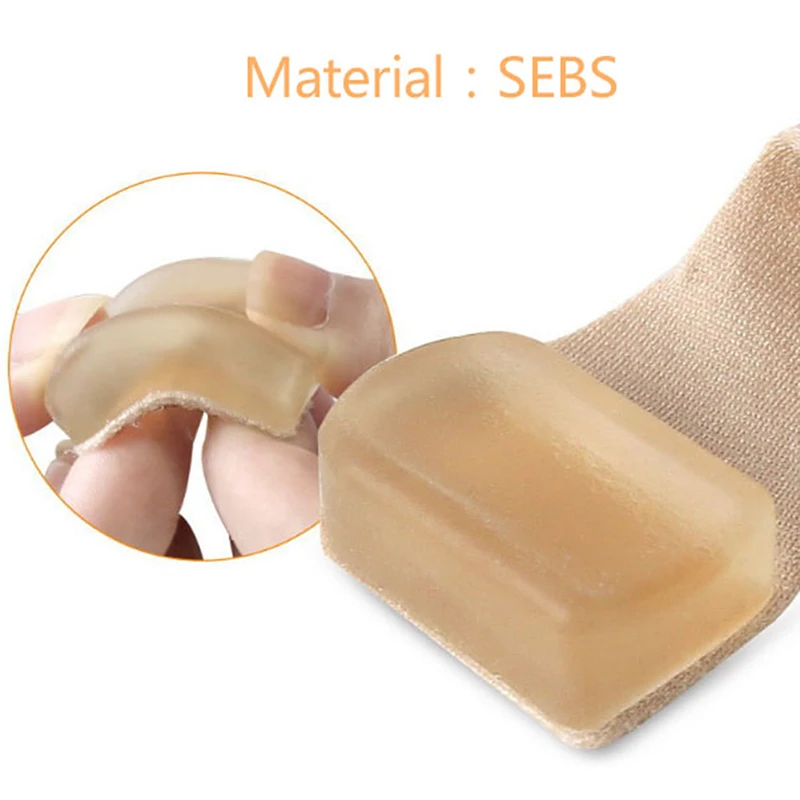 1 Pair Hallux Valgus Correction Silicone Bandage Foot Care Gel Bunion Protector Toe Separators Straightener Correctors 2 Styles