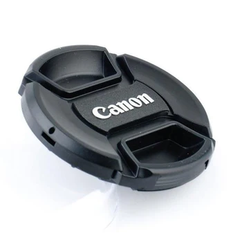 

portable camera cover photographic camera 58mm lens cap Cover with Cord strap for canon eos ef 18-55-250 75/300 canon/nikon Lens