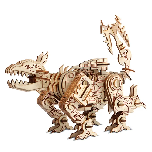 Ravage Robot Деревянные игрушки 3D деревянные головоломки игры Ravage робот головоломки детей головоломки модели здания взрослых Рождественский подарок взрослых Рождество Gif - Цвет: Ravage Robot