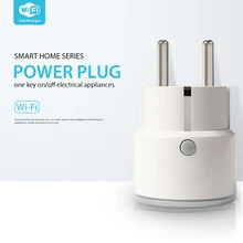 Wi-Fi Smart Plug Мини Беспроводная умная розетка совместима с Alexa Echo, Google Home, IFTTT для голосового управления, не требуется концентратор