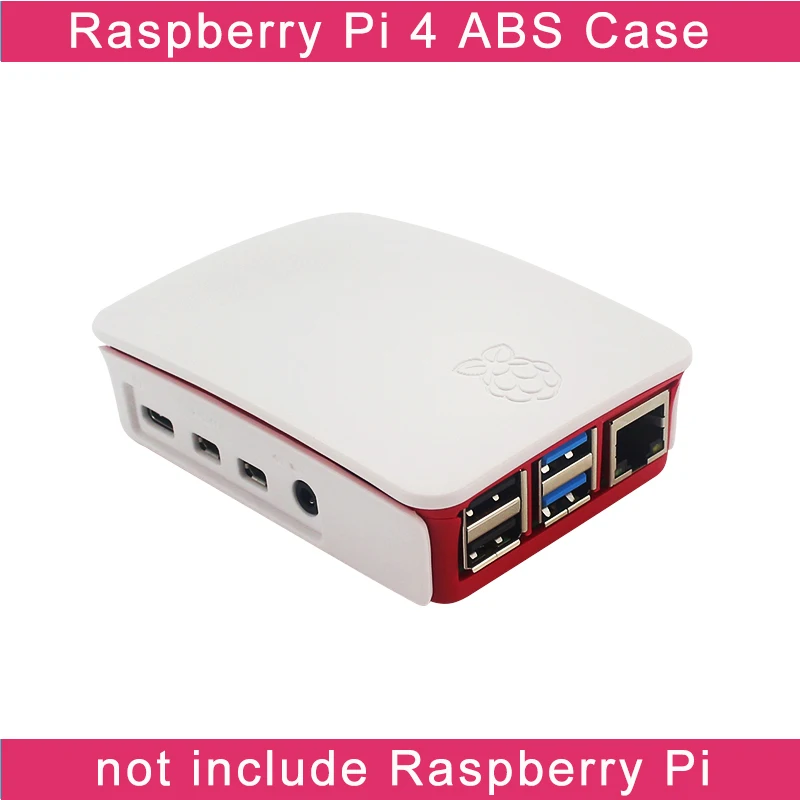 Raspberry Pi 4 Model B ABS Case Plastic Box Black White Shell Classic Design for Raspberry Pi 4