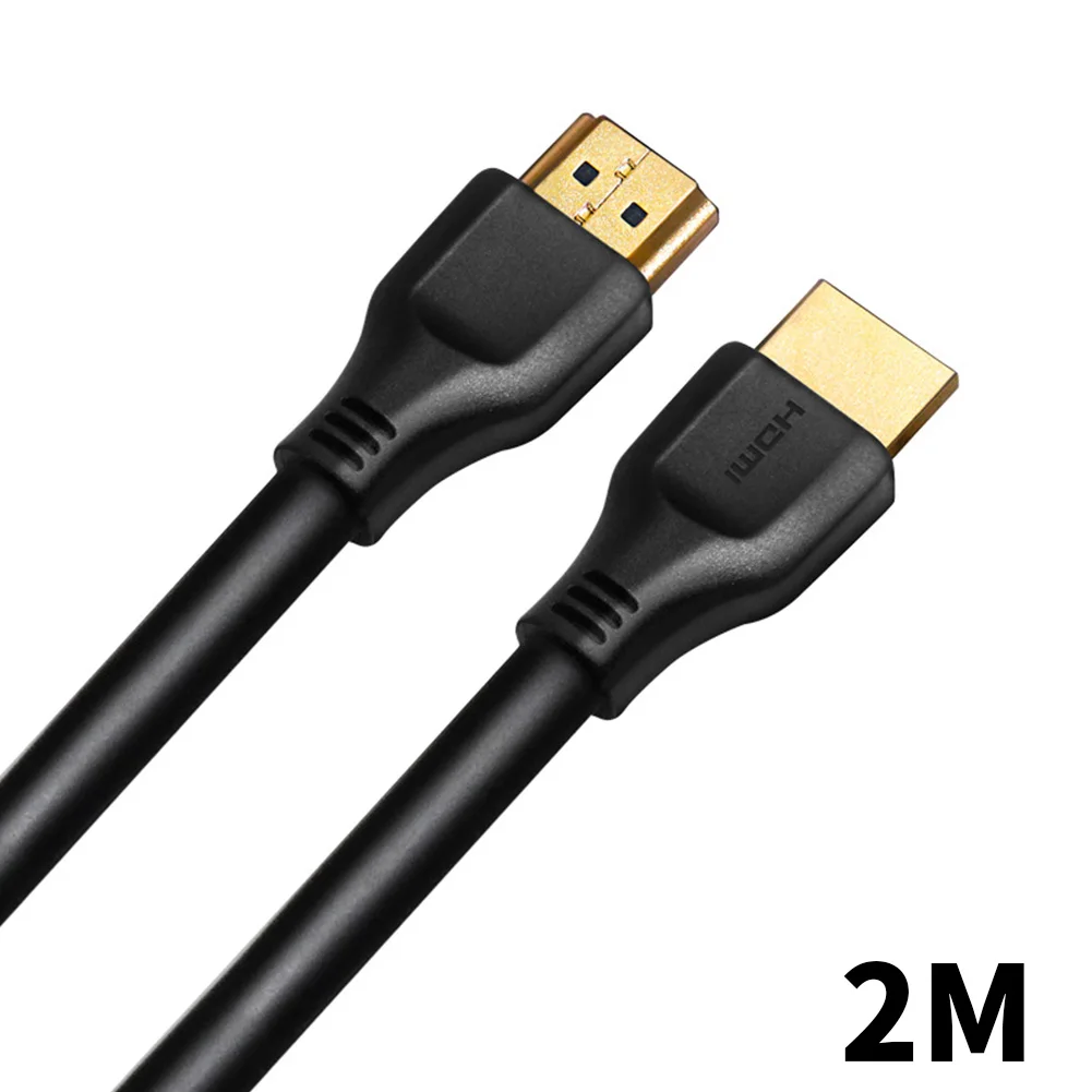 HDMI 2,1 папа-папа HDMI 8K кабель 1 м 2 м 3 м 1080P Высокоскоростной 8K@ 60 Гц UHD 48 Гбит/с кабель для PS4 HDTVs проекторы - Цвет: 2m