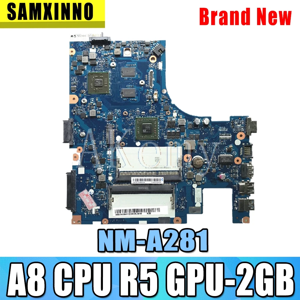 

NM-A281 mainboard For Lenovo G50-45 laptop motherboard ACLU5/ACLU6 NM-A281 with A8 CPU R5 GPU-2GB Test work 100% original