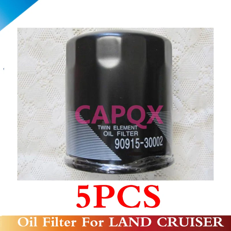 5 шт. масляный фильтр CAPQX 90915-30002-8T для LAND CRUISER 4 runner HIACE HILUX Pickup AVENSIS PRADO FORD VW TARO |