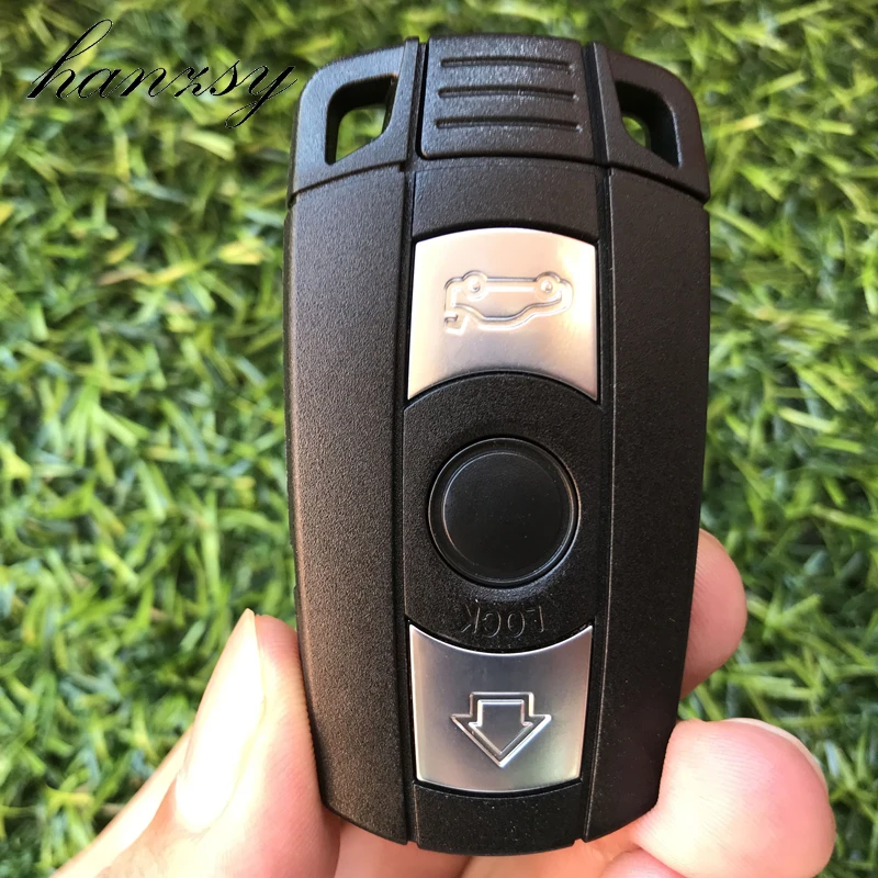 3 кнопки автомобильный брелок для ключей BMW E90 E91 E60 E87 E92 E89 1 5 6 серии сменный умный