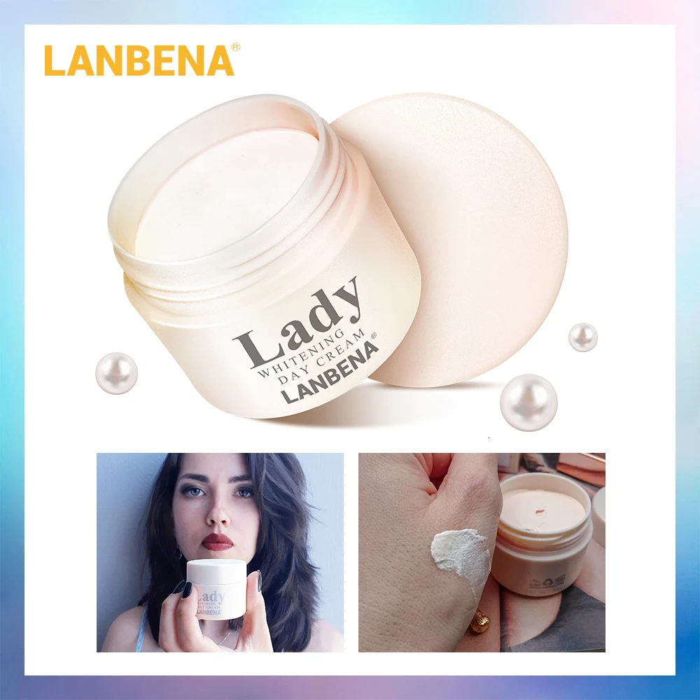 LANBENA отбеливающий дневной крем увлажняющий крем для лица Питательный против морщин Восстанавливающий против старения солнцезащитный крем уход за кожей 35 г
