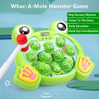 Children's Hamster Educational Toys Early Education Nursery Rhymes Story Beat Mouse Game Electric Frog Game Machine 1