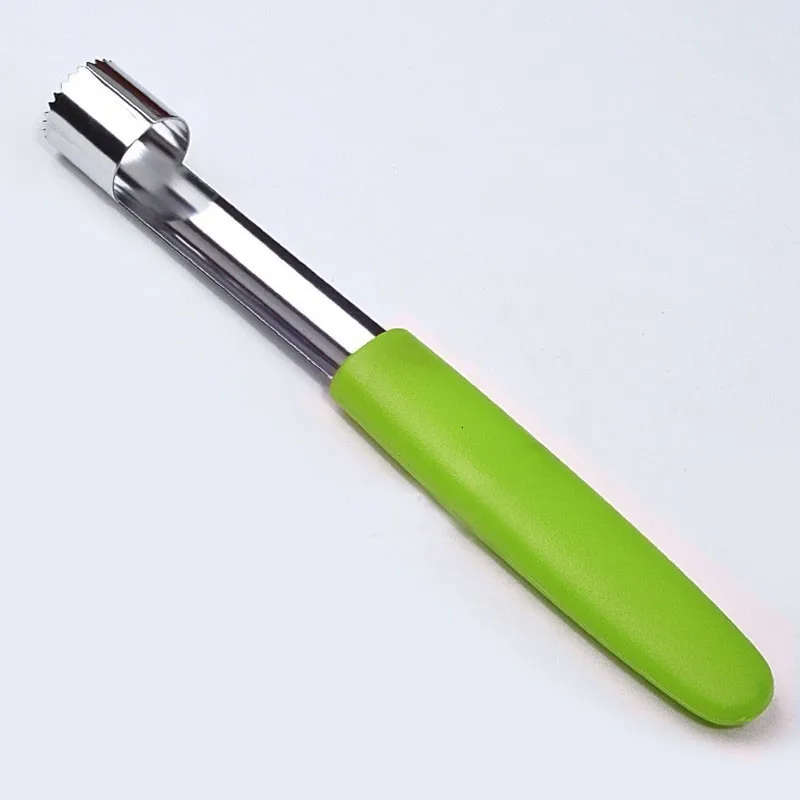 Инструмент для удаления сердцевины для фруктов, кухни, груши, яблока, сердцевины, оливкового сердцевины, инструмент для удаления ямы, кухонный гаджет - Цвет: Green