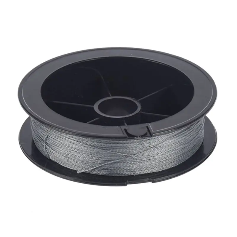 Fishing Line Braided 4 Strands Fishing Line 100M 0.20MM, Gray