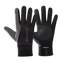 Мужские и женские перчатки для занятий спортом на открытом воздухе, фитнесом, нескользящие перчатки для велоспорта, зимние плюшевые толстые теплые перчатки с сенсорным экраном, Нескользящие лыжные перчатки J17