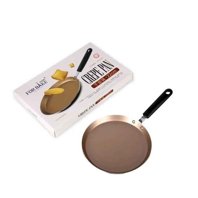 22cm GXYAYYBB Aluminum Alloy Non-stick Frying Pan Thousand-layer Pots and Pans 3 Sizes Round Cookware with Box for Induction Cooker - Цвет: 22cm
