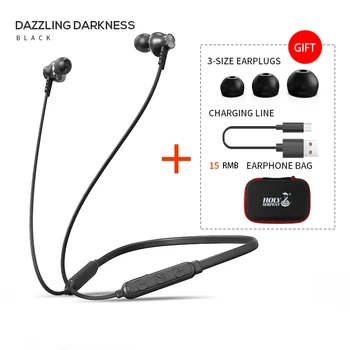 

HOLY SERPENT F2 Sports Bluetooth 5.0 Earphone Active Noise Cancelling /Wireless Music Headset with Mic for iPhone Xiaomi Huawei