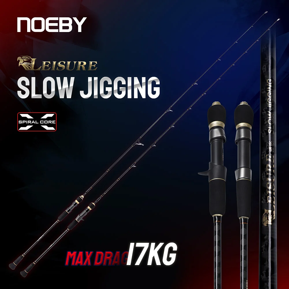 Noeby スロージギング用のカーボンファイバー釣り竿 スピニングとキャスティング用 重量30 1 g 1 96m 350 M Ml 17kg Fishing Rods Aliexpress