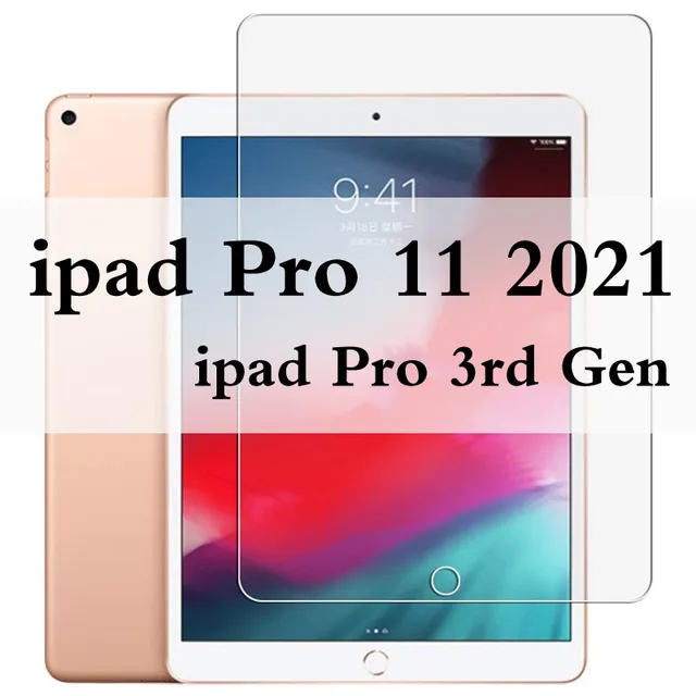 9H Tempered Glass For iPad 10.2 inch 2019 2.5D Full Cover Screen Protector For iPad Pro 11 Air 2 3 MiNi 5 4 3 2 2017 2018 Glass For Pro 2021
