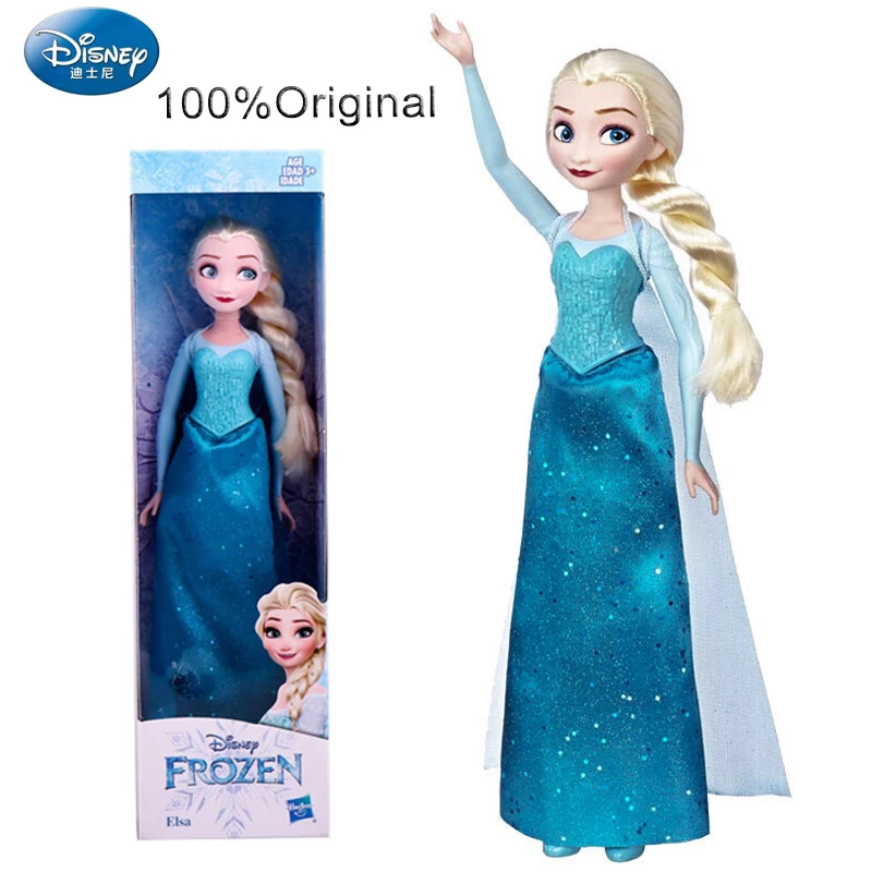 

Disney Originate Anime Frozen Snow 2 Princess Elsa Pvc Action Sexy Figure Toys Character Collectible Model Doll Children's Gift