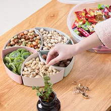 Портативная коробка для закусок, коробка для хранения конфет, продуктов, ювелирных изделий, герметичный ящик для хранения, настольный органайзер, контейнер для хранения сухих фруктов, конфет, закусок