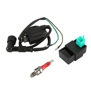 

Motorcycle Ignition Coil Cdi Box Spark Plug Starter Relay For 50Cc 70Cc 90Cc 110Cc 125Cc Pit Dirt Bike Atv Quad Taotao Roketa