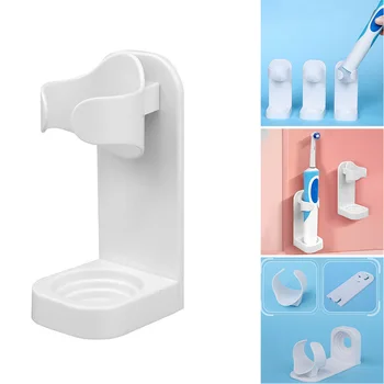 

1Pc Creative Traceless Stand Rack Toothbrush Organizer Electric Toothbrush Wall-Mounted Holder Space Saving Bathroom Accessories