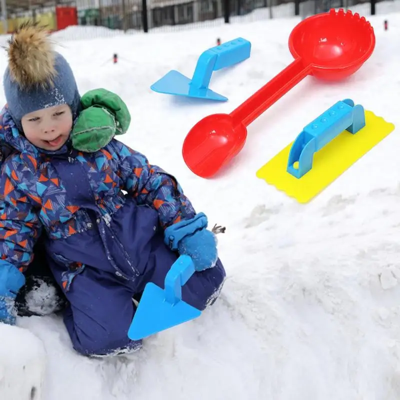 astounding 3pcs/Set Winter Kids Children Snow Shovel Toys Develop Children's Thinking Creativity Plastic Beach