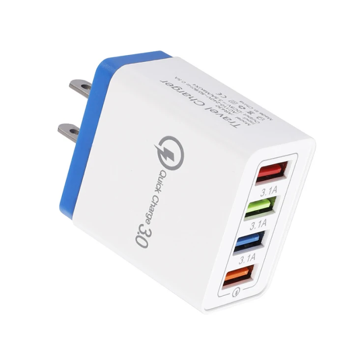 Зарядное устройство с 4 портами QC 3,0 для быстрой зарядки usb-хаб адаптеры питания SGA998