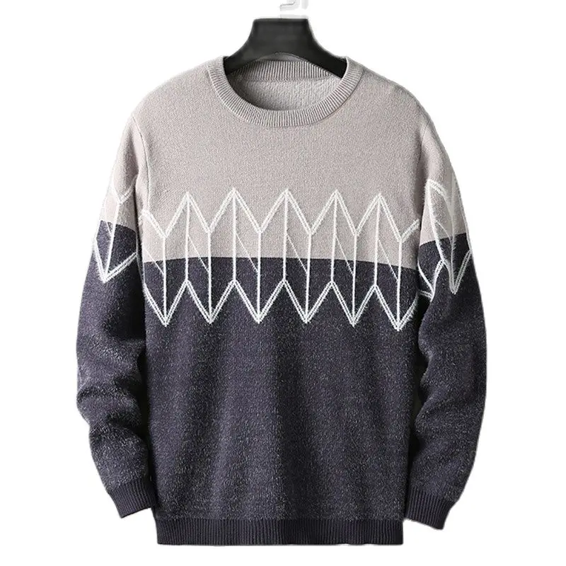 Новинка мужской свитер Лидер продаж осенний с воротником модная Удлиненная