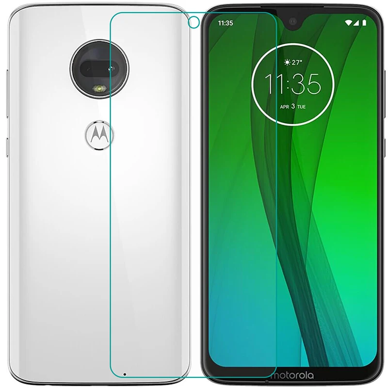 Tempered Glass For Motorola Moto G7 XT1962 PLUS GLASS 9H Protective Film Explosion-proof Clear Screen Protector Phone cover | Мобильные