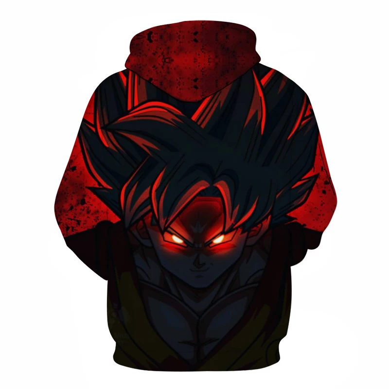 Goku red hoodie Clearance