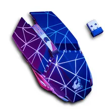 X11 2,4G цветной светильник для ноутбука, игровой, для дома, офиса, светодиодный, с подсветкой, USB, перезаряжаемая техника для ПК, беспроводная мышь, оптическая dpi