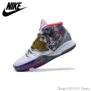 

Nike-zapatillas de baloncesto de combate para hombre, originales, KYRIE 6, zapatillas de deporte al aire libre, Size40-46