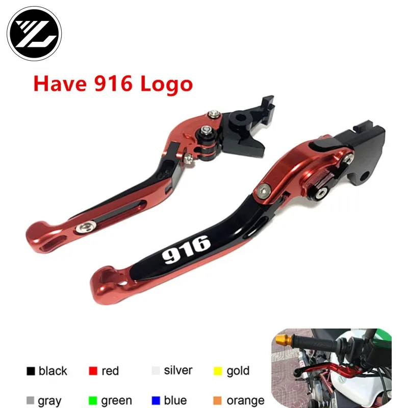 Avere 916 Logo Per Ducati 916 Sps 1995 1996 1997 1998 Leve Freno Frizione Motore Estensibili Pieghevoli Regolabili Per Moto
