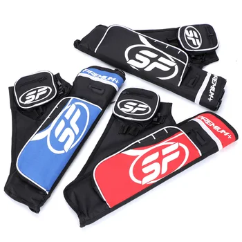 

1pc Hunting Archery Arrow Back Quiver Shoulder Bag 3 Tubes Arrow Holder Adjustable Belt Strap for compound bow and Recurve bow