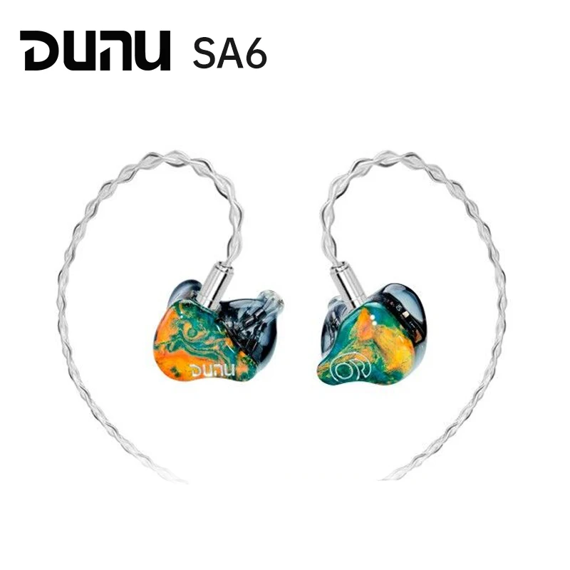 DUNU SA6 6BA In-Ear Earphone 2 Tuning Switches Headphones with 0.78mm 2Pin Cable Earbuds Headset | Электроника