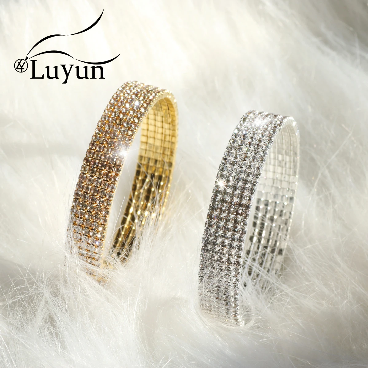 Luyun Fashion Luxury Bracelets Tennis Bracelet Women's Jewelry Crystal Rhinestone Accessories Boho For Women | Украшения и