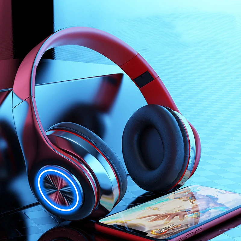 Dragon totem audiophile heavy bass headset Bluetooth headset B39 automatically connects smooth sound quality flash sport headset