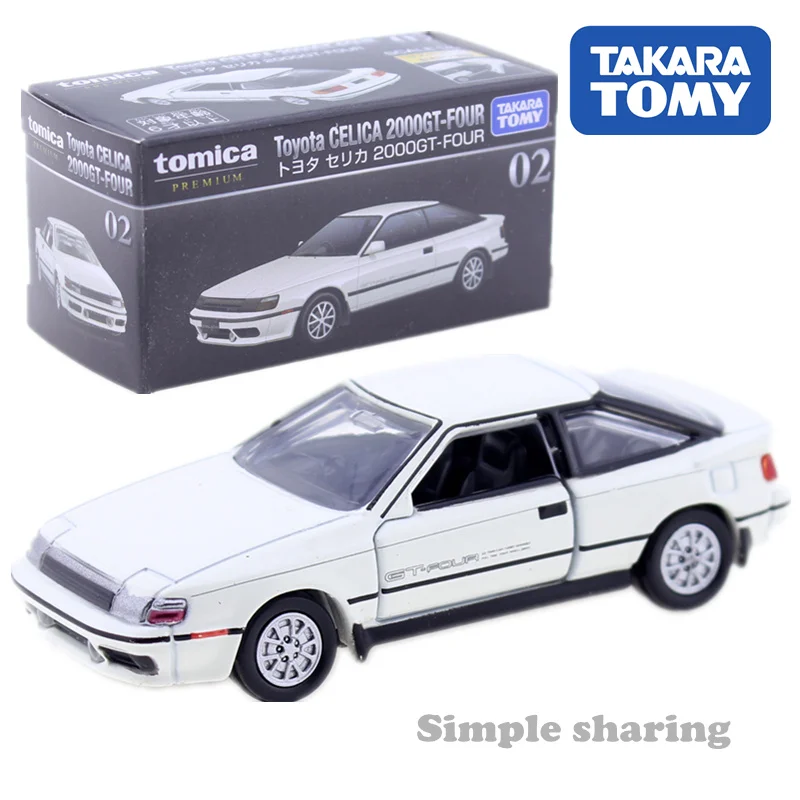 Takara Tomy Tomica Toyota Celica 2000 GT FOUR 1:60 Premium No.02 популярные детские игрушки Моторные Машины