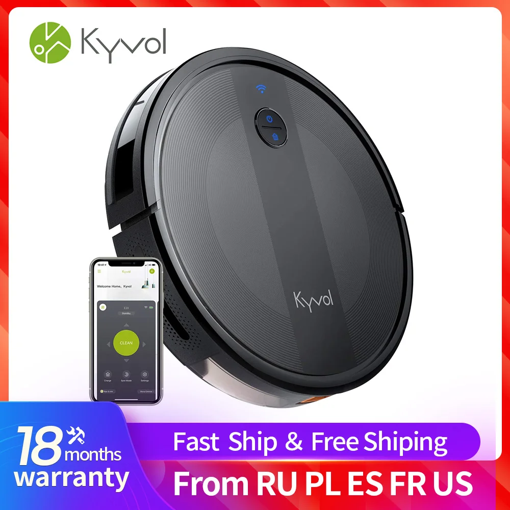Kyvol Cybovac EB20MQ робот пылесос 2000Pa всасывания тихий Самостоятельная Зарядка для
