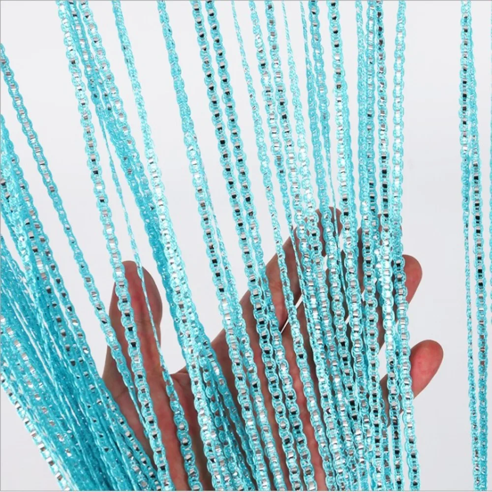 Door String Curtain Wall Panel Fringe Window Room Divider Home Patio Bedroom Decorative Tassel Screen for Wedding Coffee House 4