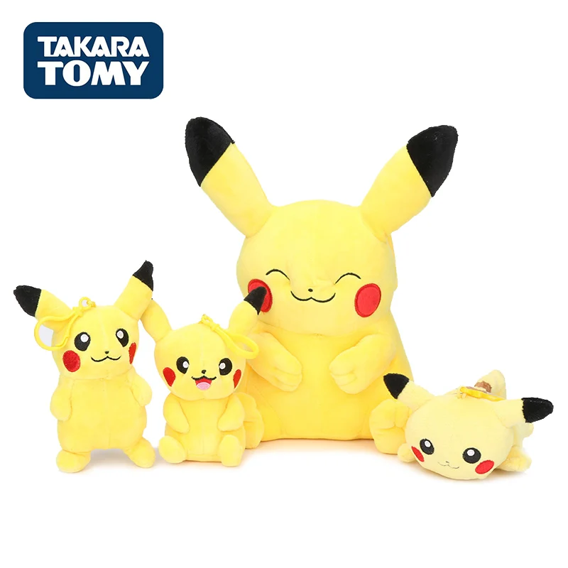 Плюшевые игрушки Takara Tomy оригинальные Charmander Squirtle meowth bulbasaur jigglypuff Pikachu мягкие куклы