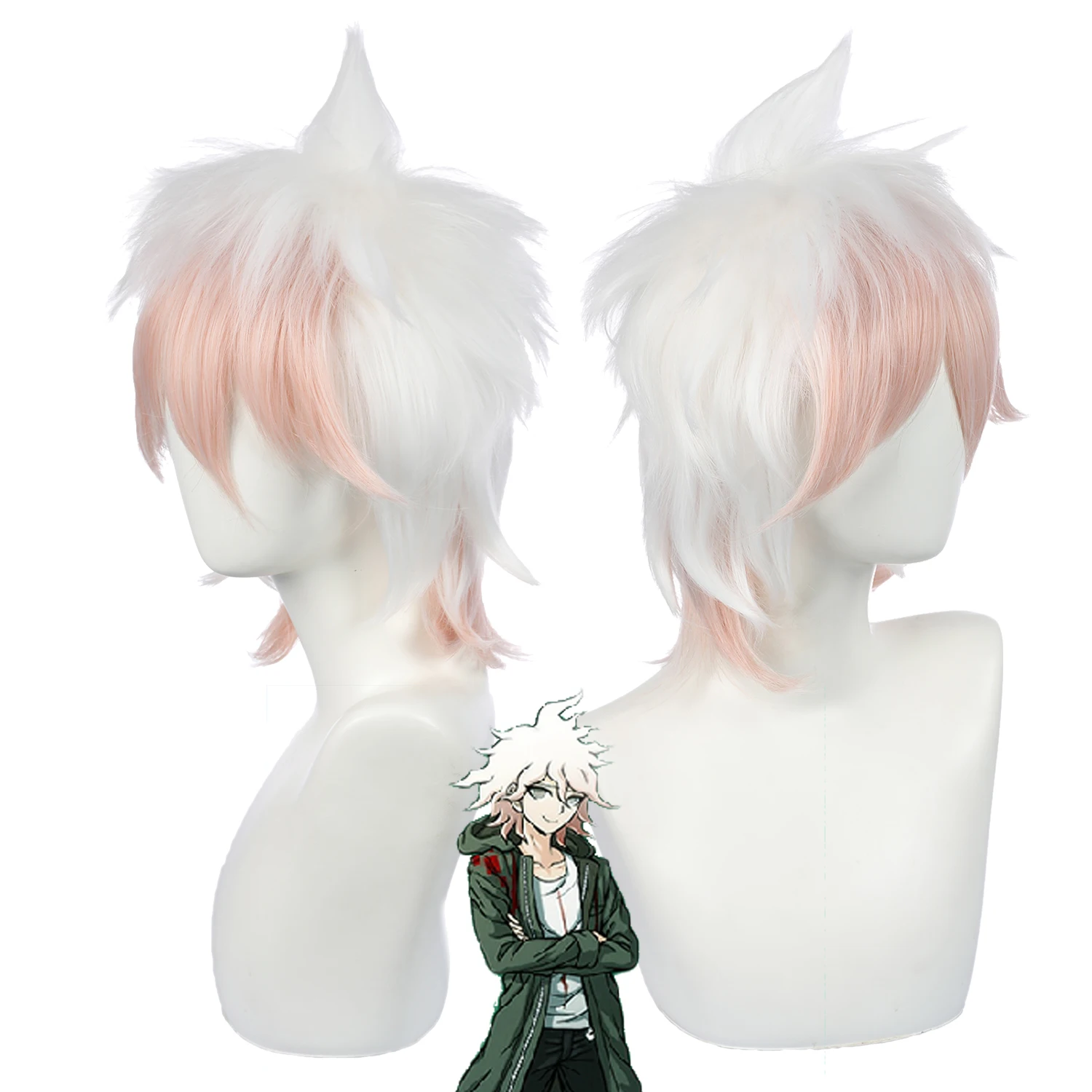 Костюм для косплея из аниме Super Danganronpa 2 Nagito Komaeda костюм на Хэллоуин мужчин и женщин