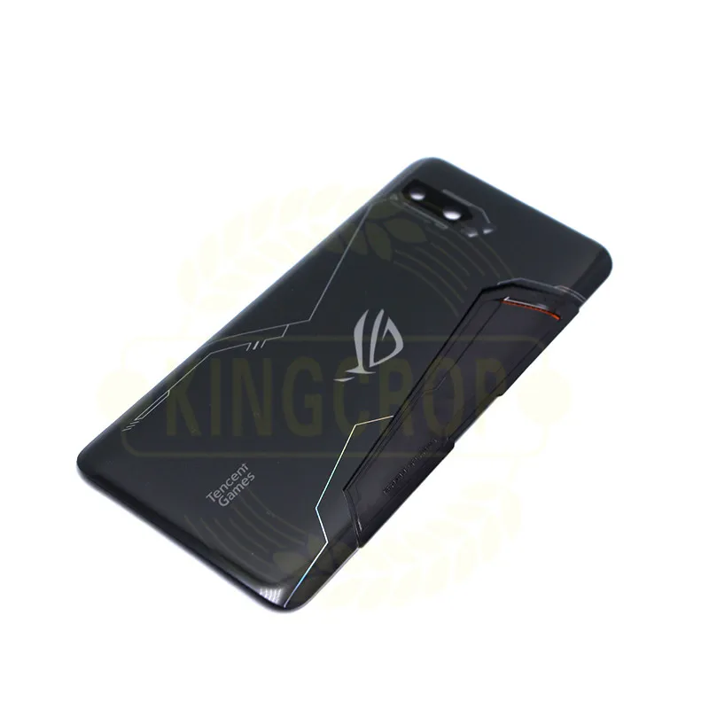 Задняя крышка для Asus ROG Phone II ZS660KL, стеклянный корпус, задняя крышка, Сменный Чехол+ объектив камеры для ASUS ZS660KL, задняя крышка