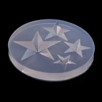 

Stars Epoxy Resin Mold Five-pointed Star Resin Pendant Mold Jewelry Making Tool