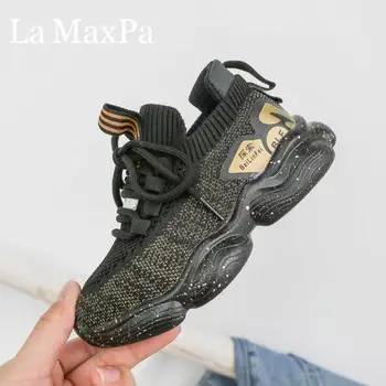 

2020 New Breathable Outdoor Kids Sport Shoes Girls Boys light Sneakers Children Anti-slip Mesh Casual Running Shoes Size 26-36