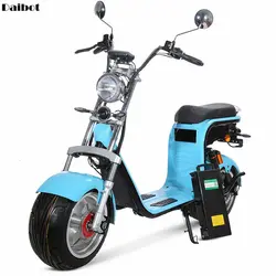 SEALUP Электрический мотоцикл для взрослых 2 колеса Harley электрические скутеры толщина шин 1000 Вт 60 в синий Citycoco Электрический скутер