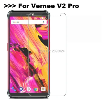 Перейти на Алиэкспресс и купить Для Vernee V2 Pro закаленное стекло крышка 9H 2.5D ультра-тонкие передние телефонные пленки протектор экрана для Vernee V2 Pro Чехол пленка для мобильного...
